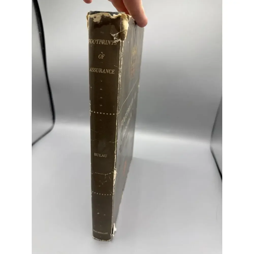 Footprints of Assurance Alwin E Bulau 1953 Macmillan Insurance History HC